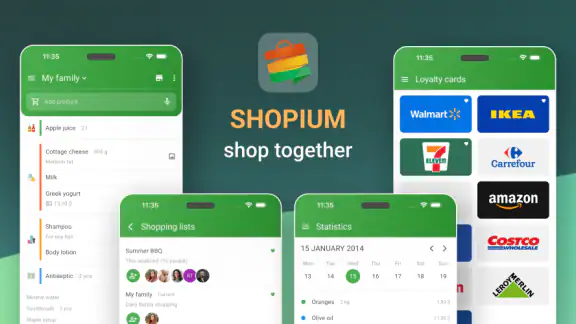 Shopium: Grocery Shopping List screenshot