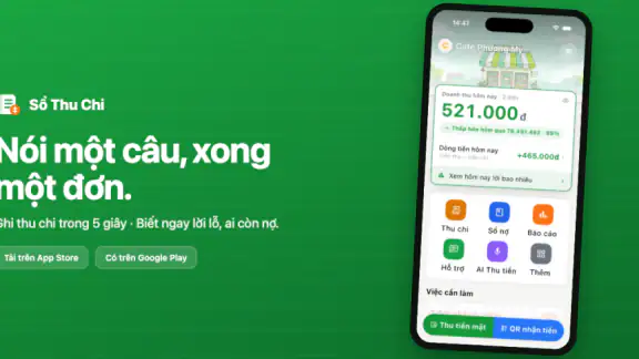 Sổ Thu Chi – Bán hàng & Sổ nợ screenshot