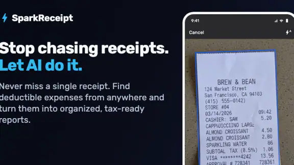 SparkReceipt: Receipt Scanner screenshot