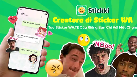 Stickki: WA Sticker Maker App screenshot