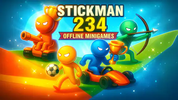 Stickman 234: Trò chơi Offline screenshot