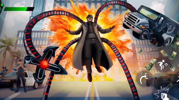 Superhero Crime Open World War screenshot