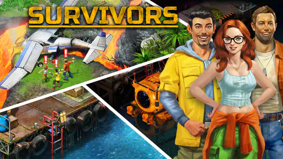 Survivors: Match 3・Lost Island screenshot