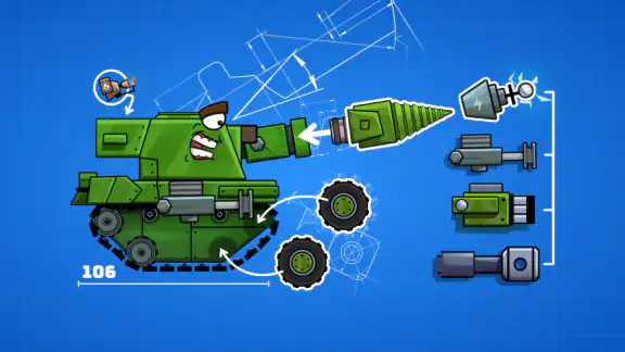 Tanks Arena io: Craft & Combat screenshot