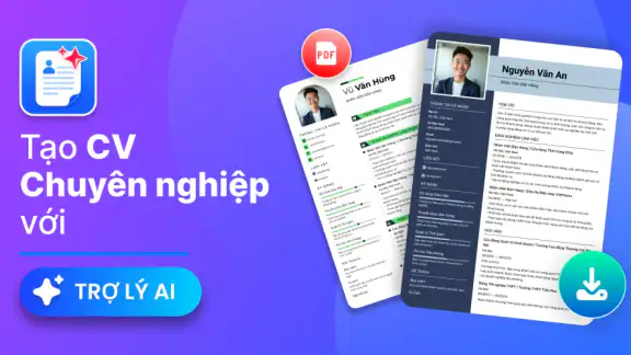 Tạo CV xin việc tiếng Việt AI screenshot