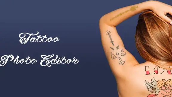 Tattoo My Name On Photo Editor screenshot
