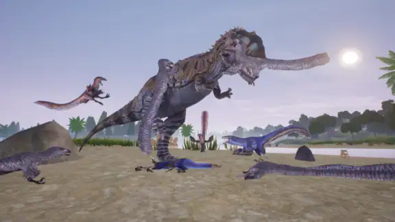 The Cursed Dinosaur Isle: Game screenshot