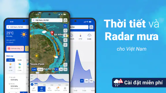 Thời tiết & Radar mưa screenshot