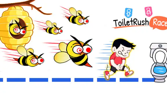 Toilet Rush Race: Draw Puzzle screenshot