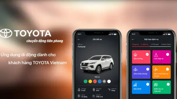 TOYOTA Vietnam screenshot