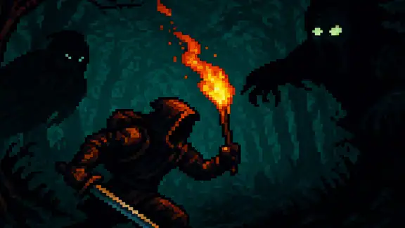 Treasure Hunter Pixel Survival screenshot