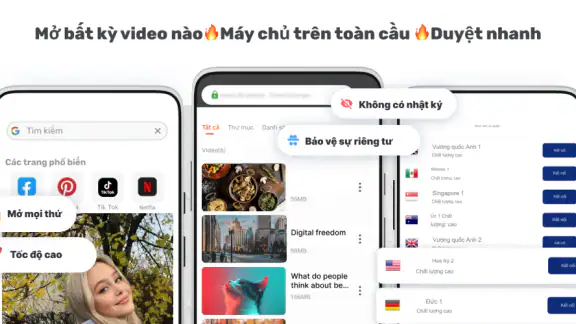 Trình duyệt proxy screenshot