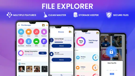 Trình quản lý tệp screenshot