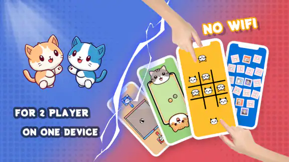 Trò Chơi 2 Người: 2 Cats screenshot