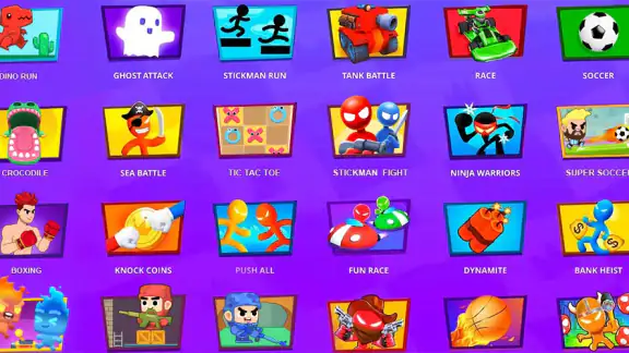 Trò chơi 2 người & 4 người screenshot