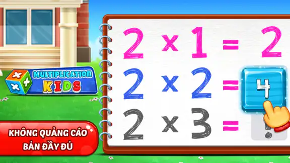 Trò chơi học toán phép nhân screenshot