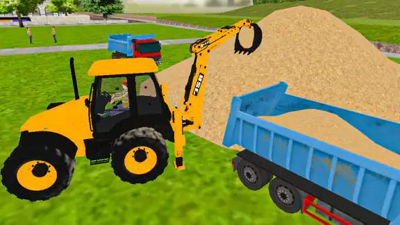 trò chơi máy xúc jcb screenshot