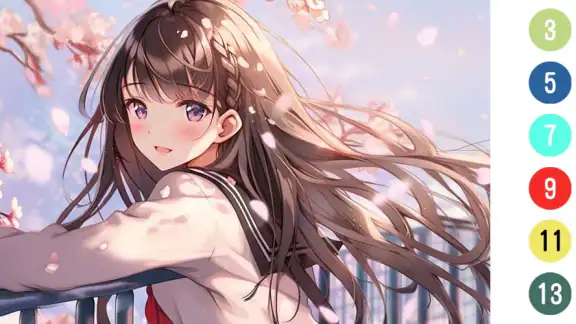 Trò chơi tô màu - Anime Color screenshot