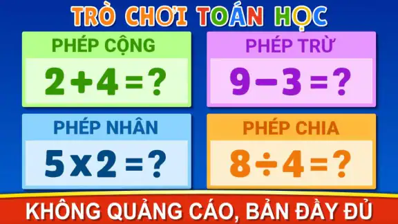 Trò chơi toán học (Tiếng Việt) screenshot