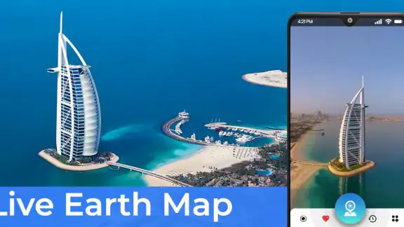 Trực tiếp trái đất Bản đồ HD screenshot
