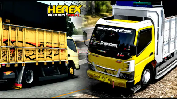 Truck Herex Bussid Viral screenshot