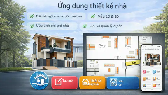 Ứng dụng Thiết kế Nhà screenshot