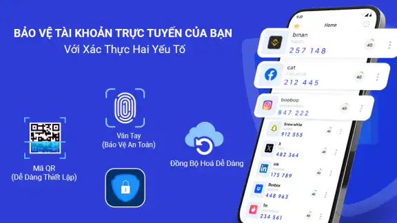Ứng dụng xác thực - 2FA Auth screenshot