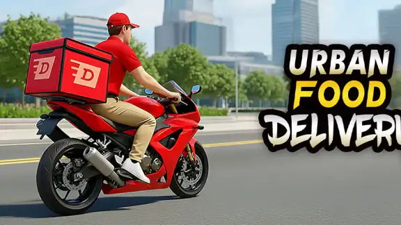 Urban Food Delivery Game screenshot