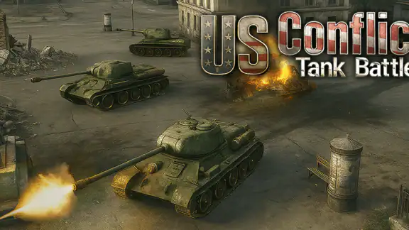 US Conflict — Tank Battles screenshot