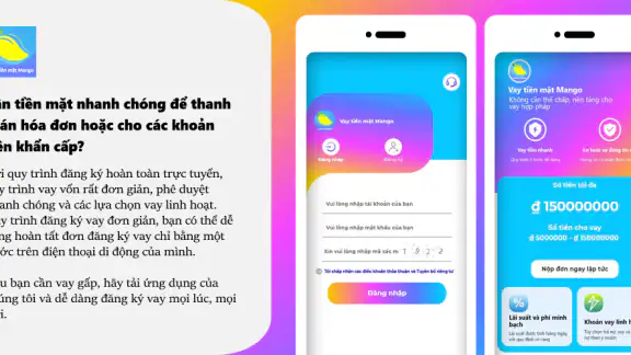 Vay tiền mặt Mango screenshot