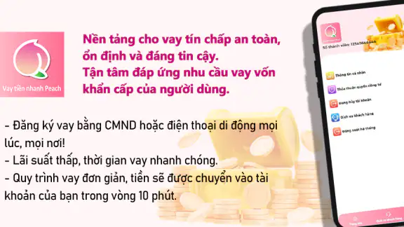 Vay tiền nhanh Peach screenshot
