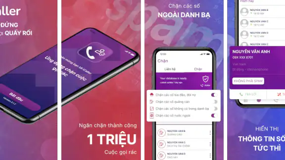 vCaller chặn gọi spam, đòi nợ screenshot