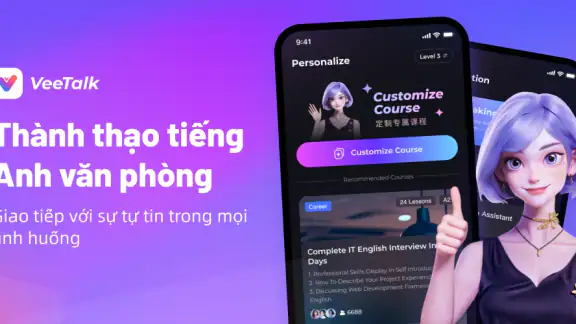 VeeTalk - Luyện nói tiếng Anh screenshot