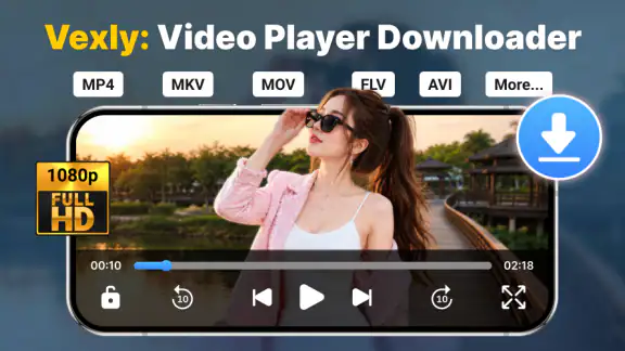 Vexly: Video Player Downloader screenshot