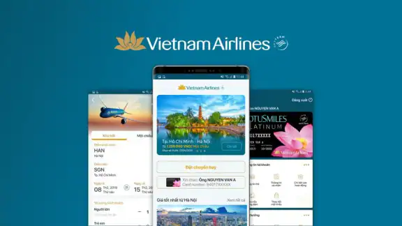 Vietnam Airlines screenshot