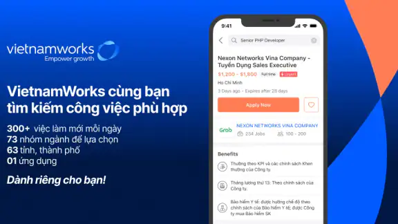 VietnamWorks - Tìm việc screenshot