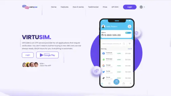 VirtuSIM - SMS Virtual screenshot