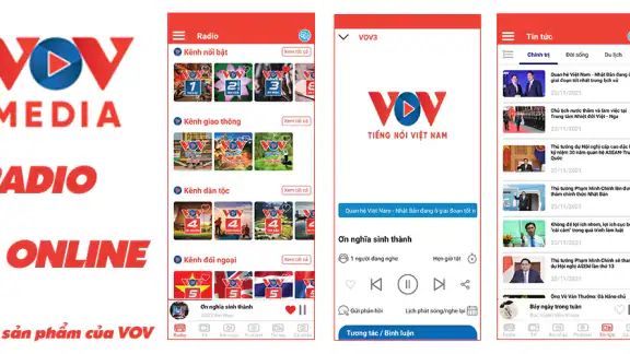 VOV Media Online screenshot