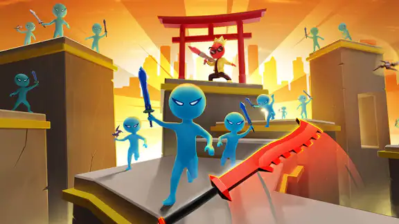 Vua Kiếm! Ninja Chạy 3D screenshot