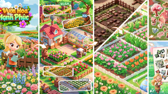 Vườn Hoa Hạnh Phúc - Gzone screenshot
