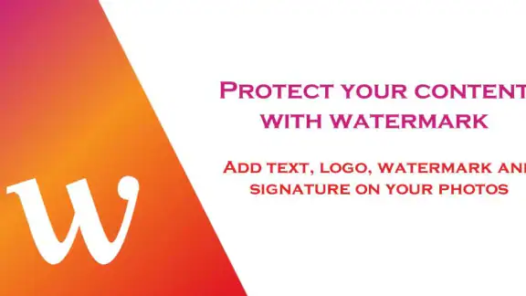 Watermark: Logo, Text on Photo screenshot