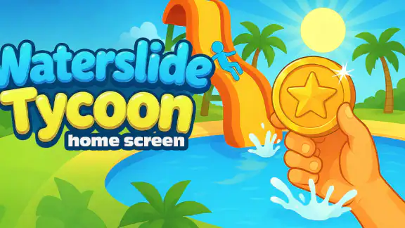 Waterslide Tycoon Home Screen screenshot