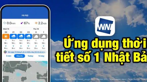 Weathernews - Dự báo thời tiết screenshot