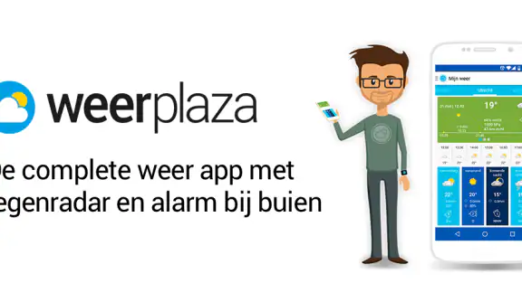 Weerplaza - complete weer app screenshot
