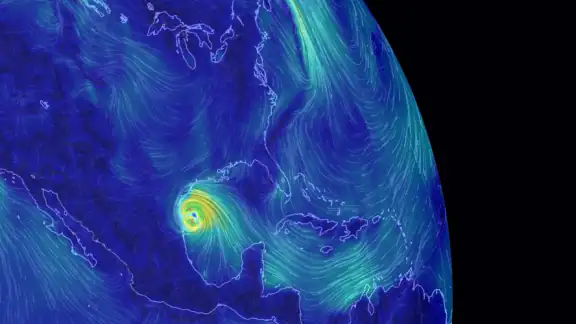 Wind Map Hurricane Tracker, 3D screenshot