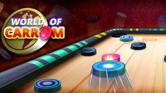World Of Carrom :3D Board Game screenshot