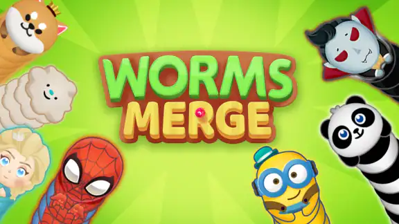 Worms Merge: idle&io zone game screenshot