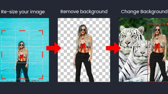Xoá phông ảnh thay đổi nền ảnh screenshot