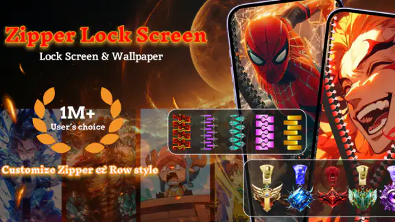 Zipper Lock Screen - Zip Lock screenshot