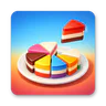 Cake sort : 3d match puzzle icon